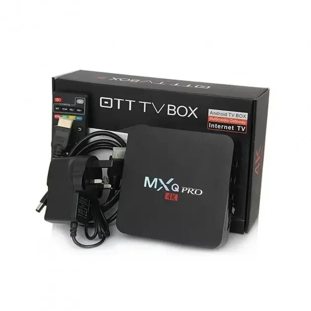 Android TV-приставка Smart Box MXQ PRO 1 Gb + 8 Gb Professional медіаплеєр смарт мініприставка від компанії Кактус - фото 1