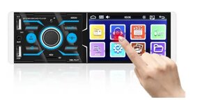 Автомагнітола Pioneer 4063 ISO - Сенсорний екран 4,1+ RGB підсвічування + DIVX + MP3 + USB + Bluetooth + AV