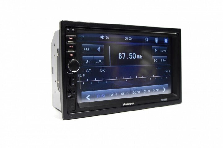 Автомагнітола Pioneer 7018B 2 DIN Bluetooth з 2 пультами (7018) від компанії Кактус - фото 1