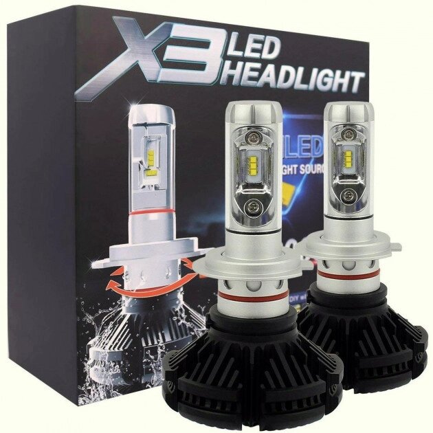 Автомобільні LED лампи X3-H11 від компанії кактус - фото 1