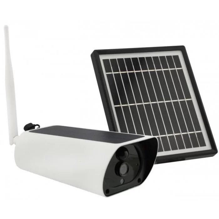 Бездротова камера відеоспостереження IP з сонячною панеллю WiFi Y9 2 Мп від компанії Кактус - фото 1