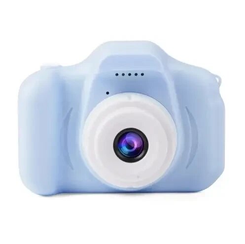 Дитячий фотоапарат ET004 (акумулятор 400mAh, екран 2 дюйми, 1-4-кратне збільшення) рожевий та голубий колір від компанії Кактус - фото 1