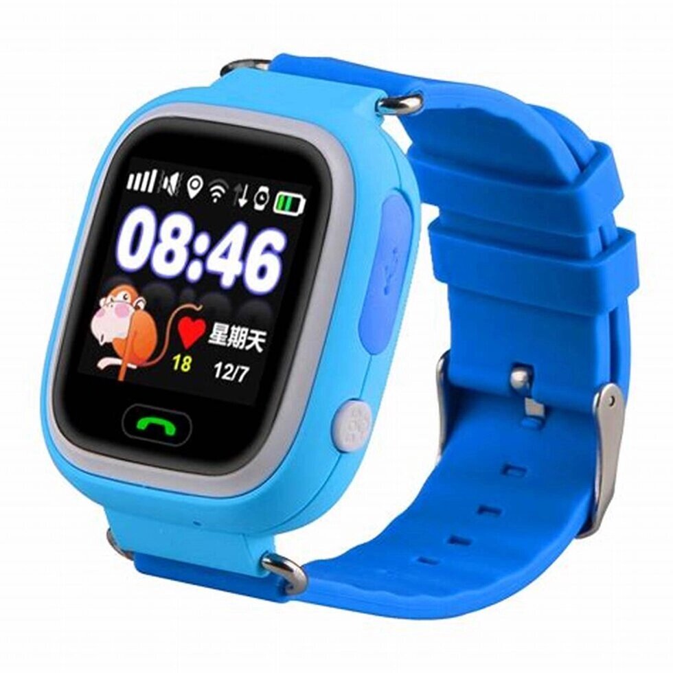 Дитячий годинник Smart Baby Watch Q90 blue від компанії Кактус - фото 1
