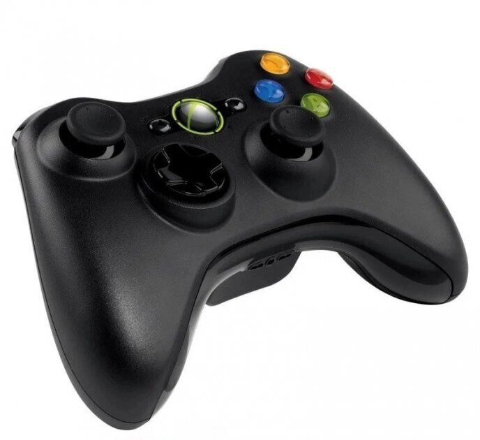 Дротовий контролер Xbox 360 Bluetooth Wireless Controller Джойстик – геймпад для ікс бокс блютус, Чорний від компанії Кактус - фото 1