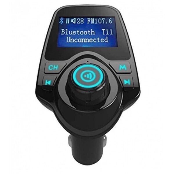 ФМ модулятор CAR FM трансмітер с Bluetooth T11 від компанії Кактус - фото 1