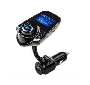 FM модулятор UKC Т10 з гучним зв'язком та Bluetooth black