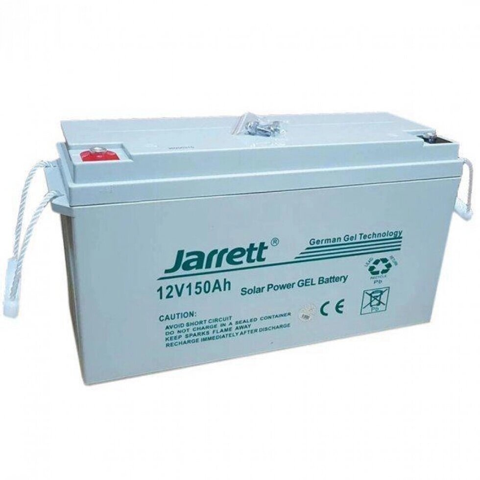 Гелевий акумулятор Jarrett 12V 150Ah Gelled Electrolite акумуляторна батарея від компанії Кактус - фото 1