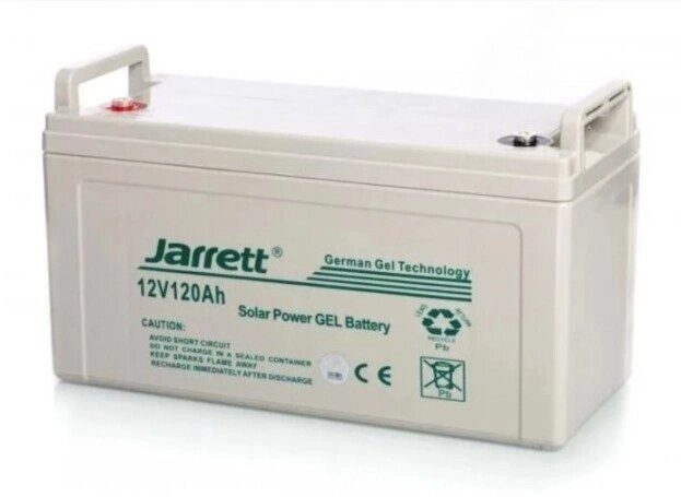 Гелевий акумулятор JARRETT SOLAR POWER, GEL (12В/120А*Ч) від компанії Кактус - фото 1