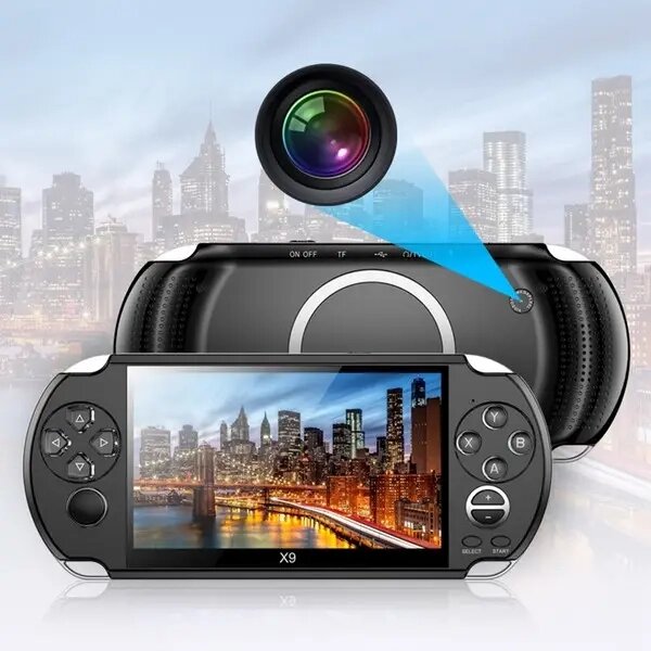 Ігрова портативна консоль PSP X9 5.1 екран від компанії Кактус - фото 1