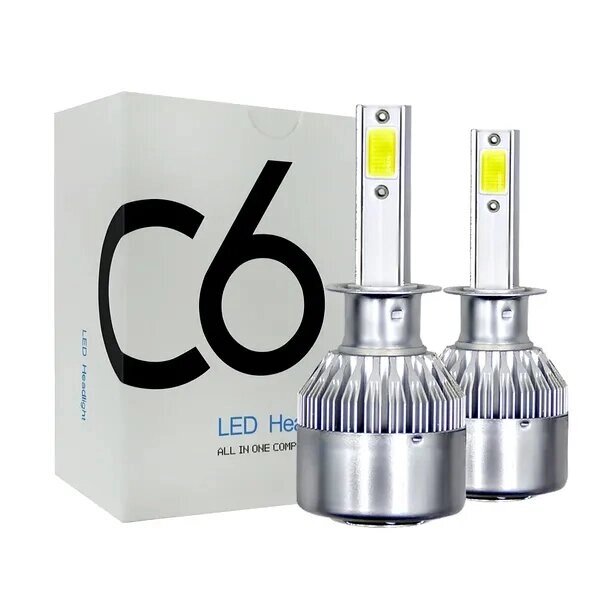 Комплект автомобільних LED ламп LVD C6 H1 5537 від компанії Кактус - фото 1