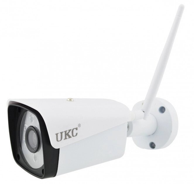 Комплект відеоспостереження безпровідний WiFi 4ch набір на 4 камери від компанії Кактус - фото 1