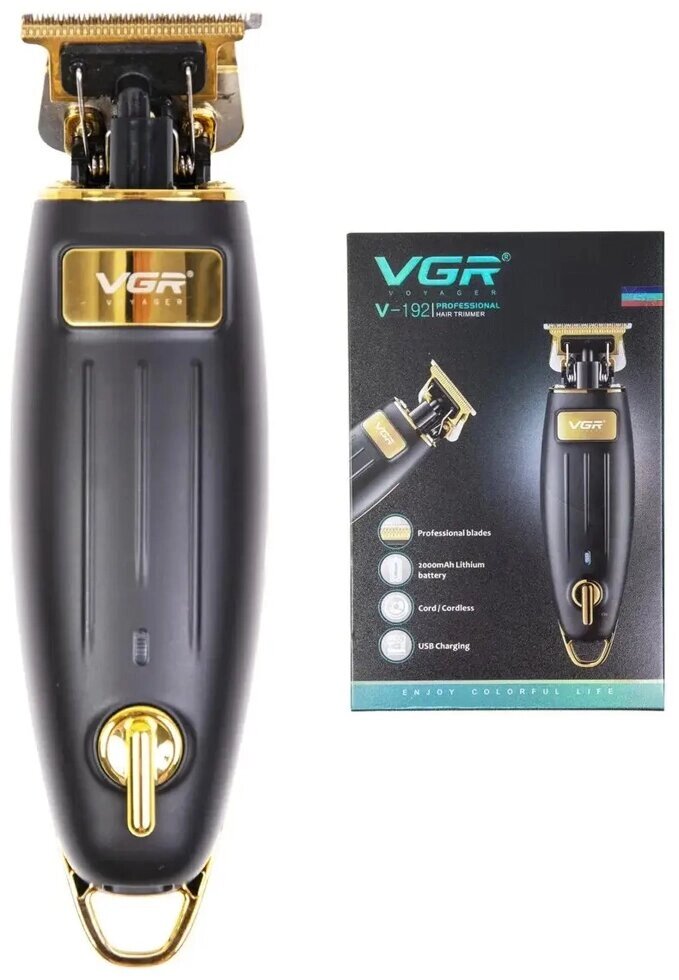 Машинка для стрижки волосся VGR V-192, акумуляторна, USB від компанії Кактус - фото 1