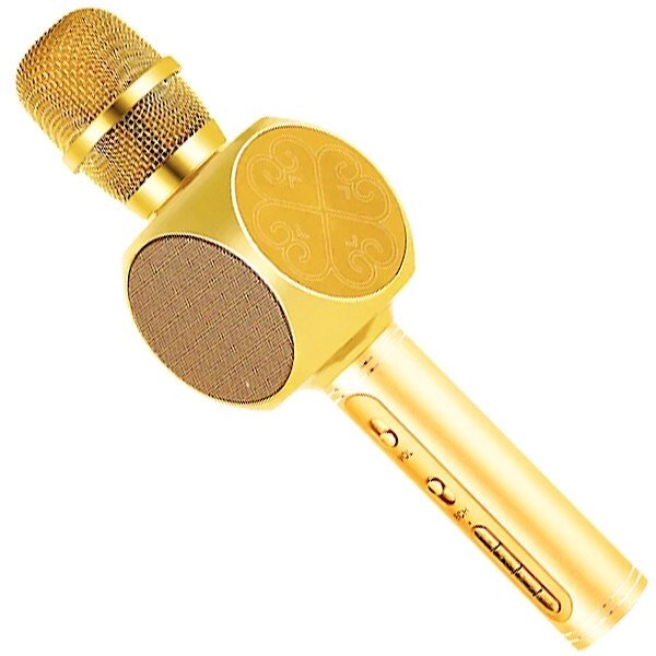 Мікрофон Bluetooth Magic Karaoke YS-63 Pro Gold від компанії Кактус - фото 1