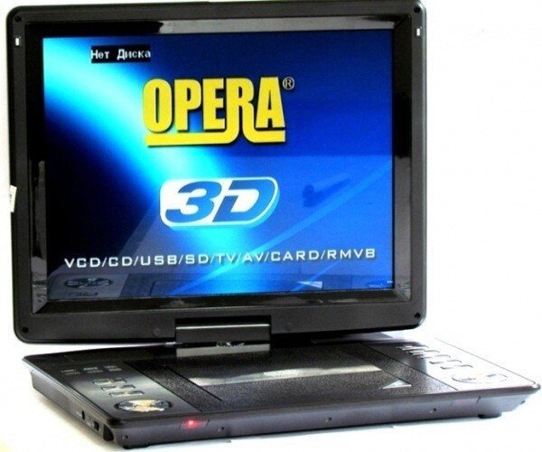 Міні Компактний DVD Opera OP 1750 3D ДВД ОПЕРА від компанії Кактус - фото 1