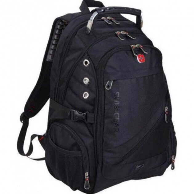 Міський рюкзак Swissgear 8810 PLUS об'ємом 55 л Чорний від компанії Кактус - фото 1