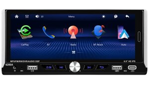 Автомагнітола із сенсорним екраном 6.9" 1DIN 6280А 4/32GB ANDROID магнітола із Carplay