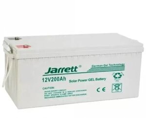 Аккумулятор гелевий безпечний Jarrett Gelled Electrolite 12 V 200 Ah 200Аг