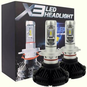 Автомобильные LED лампы X3-H11 в Киеве от компании Кактус