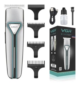 Машинка для стрижки волосся VGR V 008 Акумулятор Машинка для стрижки бороди та вусів