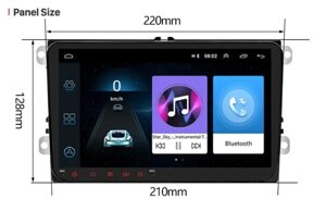 Магнітола Volkswagen Штатна 9 дюймів 2/16 ГБ