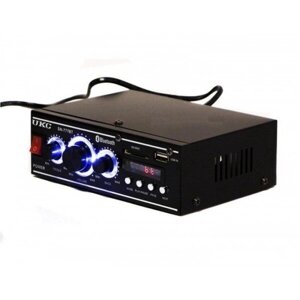 Стереопідсилювач UKC AV-777BT підсилювач звуку для колонок з Bluetooth та пультом керування з FM радіо