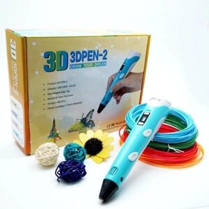 3D ручка H0220 з дисплеем блакитна