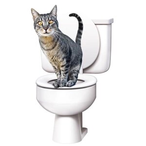 Набір Для Привчання Котів до Унітазу Туалет Citi Kitty