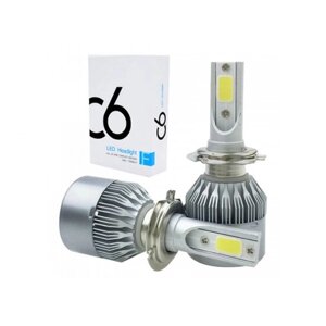 Комплект LED ламп C6 HeadLight H1 12v COB