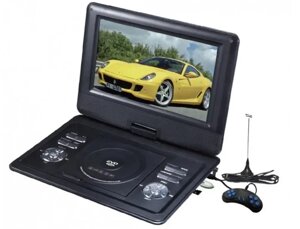 Портативний DVD-плеєр Portable NS-1129 з поворотним екраном 13.8", вбудованими TV та FM-тюнерами, USB/SD/MMC роз'ємами