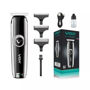 Машинка для стрижки волосся VGR V-168 акумуляторна бездротова