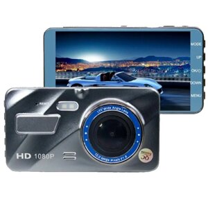 Відеореєстратор для автомобіля з задньою камерою Dual Lens - А10, чорний, F9/V2 Full HD 1080 3,5 дюйма