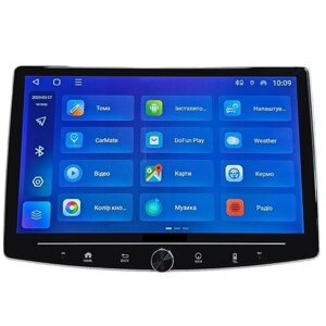 Універсальна магнітола 1003A (4+64) Android-12 екран 10" ips функція Carplay