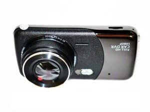 Відеореєстратор T 652, 2 камери, FULL HD, метал