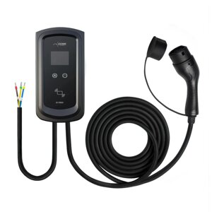 Автомобільна зарядна станція iDome ID-7000S EV з LCD-дисплеєм, 7 кВт, від мережі 220 В, IP54
