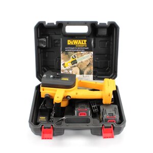 Акумуляторна міні пила DeWalt 8 DCM160N (24V, 4AH, шина 20 см) з автоматичною масляною змазкою цепу