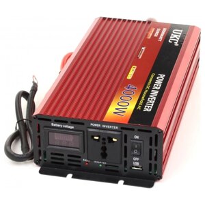 Перетворювач напруги UKC ACDC 12- 220V 5000W інвертор автомобільний автоінвертор