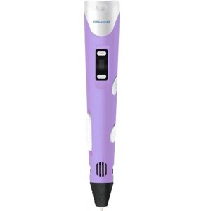 3D ручка H0220 з дисплеєм фіолетова