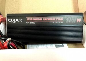 Інвертор перетворювач напруги Inverter Copex CP-2000D DC12V-AC230V 2000W