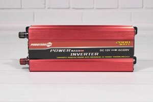 Перетворювач струму Powerone Plus AC/DC інвертор 2000W 12V