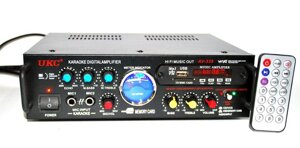 UKC AV-339A звуковий підсилювач + USB + караоке