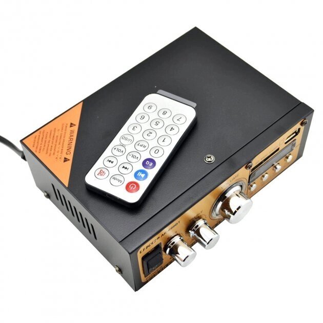 Підсилювач потужний AMP 699 Bluetooth UKC від компанії Кактус - фото 1
