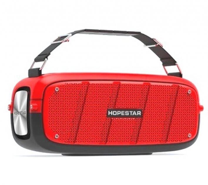 Портативна Bluetooth-колонка Hopestar A20 Red від компанії Кактус - фото 1
