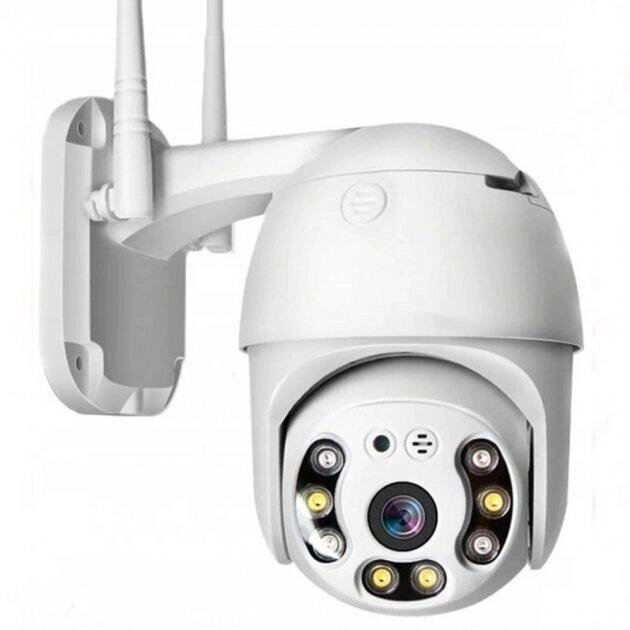 Поворотна вулична IP камера відеоспостереження PTZ WiFi xm 2mp з віддаленим доступом від компанії Кактус - фото 1