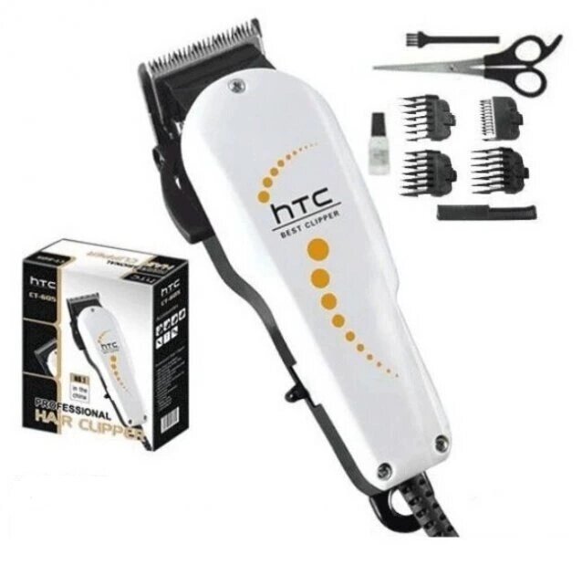 Професійна машинка для стрижки волосся HTC Best Clipper CT-605 від компанії Кактус - фото 1