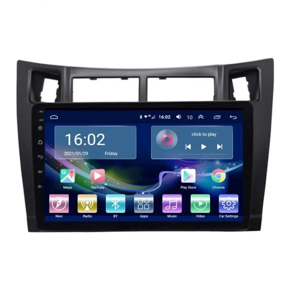 Штатна Android Магнітола на Toyota YARIS 2008-2013 Model 4G-solution від компанії Кактус - фото 1