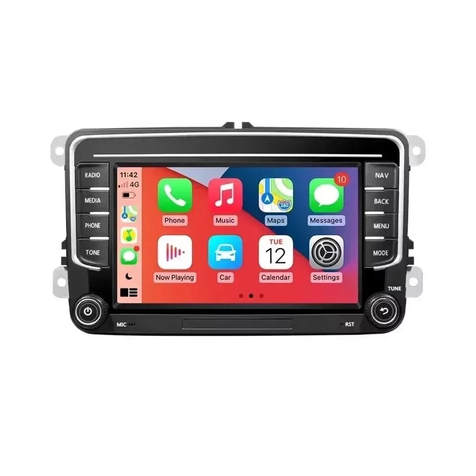 Штатна магнітола Volkswagen Universal 7'' 4+32 Carplay IPS Android 12 від компанії Кактус - фото 1