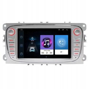 Штатна магнітола 7" Ford Focus S-Max Mondeo Galaxy C-Max Android 12 4+32 GB з функцією carplay і CANBUS