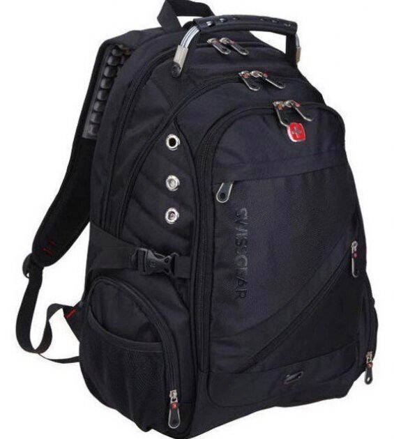 Універсальний рюкзак Swissgear 8810 Чорний від компанії Кактус - фото 1