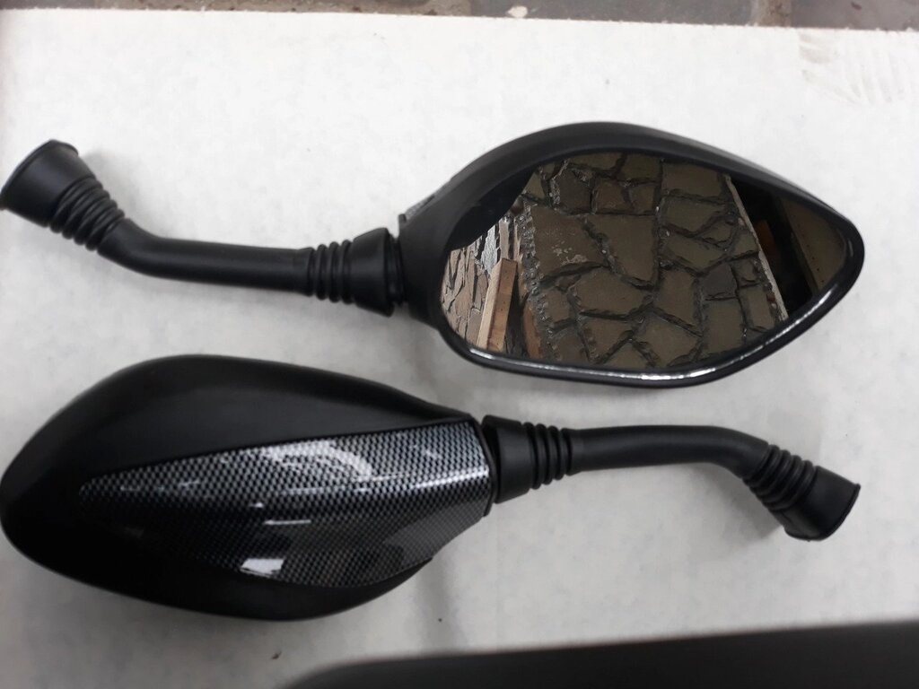 Дзеркала Ø8 карбон для скутера Honda Tact 16 від компанії ПП Скринніков - фото 1