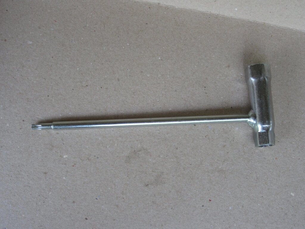 Ключ свічковий ST 17 * 19 мм. (Зірочка) до мотокоси stihl fs 55 (оригінал) від компанії ПП Скринніков - фото 1